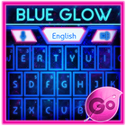 GO Keyboard Blue Glow Theme biểu tượng