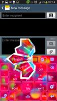 GO Keyboard Color Bubble Theme screenshot 1