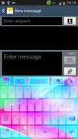 GO Keyboard Color Glass Theme capture d'écran 1