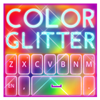 Keyboard Color Glitter Theme icône