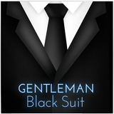Gentleman Black Suit Keyboard icône