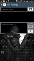 Gentleman Black Suit Keyboard capture d'écran 2