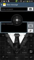 Gentleman Black Suit Keyboard capture d'écran 3