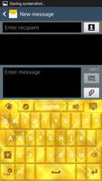 GO Keyboard Gold Glow Theme screenshot 1