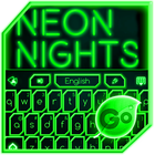 GO Keyboard Green Neon Theme icône