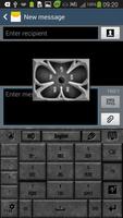 GO Keyboard Grey Stone Theme capture d'écran 2
