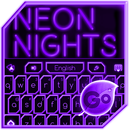 GO Keyboard Purple Neon Theme APK