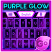 GO Keyboard Purple Glow Theme