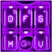 GO Keyboard Purple Tech Theme