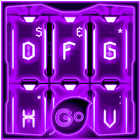 GO Keyboard Purple Tech Theme biểu tượng