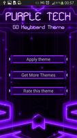 GO Keyboard Purple Tech Theme bài đăng