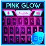 GO Keyboard Pink Glow Theme biểu tượng