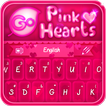 GO Keyboard Pink Hearts Theme