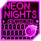 GO Keyboard Pink Neon Theme biểu tượng
