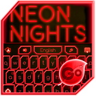 GO Keyboard Red Neon Theme biểu tượng