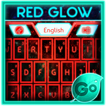 GO Keyboard Red Glow Theme