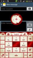 GO Keyboard Vampire Red Blood ảnh chụp màn hình 3