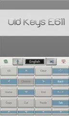 Old Keys E611 Keyboard Theme APK download
