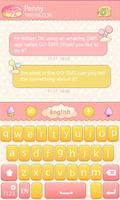 Love Cake GO Keyboard Theme ảnh chụp màn hình 1