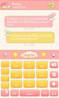 Love Cake GO Keyboard Theme ảnh chụp màn hình 2