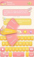 Love Cake GO Keyboard Theme ảnh chụp màn hình 3