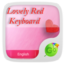 APK Lovely Red GO Keyboard Theme