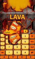 Lava Go Keyboard Theme syot layar 3