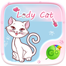 Lady Cat GO Keyboard Theme APK