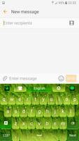 Green Nature Keyboard Affiche