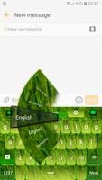 Green Nature Keyboard ảnh chụp màn hình 1