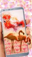 Flamingo - Thema für Tastatur 🌸 Plakat