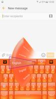 Orange Keyboard تصوير الشاشة 2