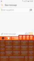 Orange Keyboard تصوير الشاشة 3