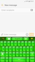Teclado Verde Poster