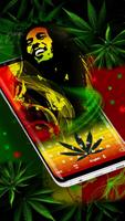 Weed Reggae Keyboard Affiche