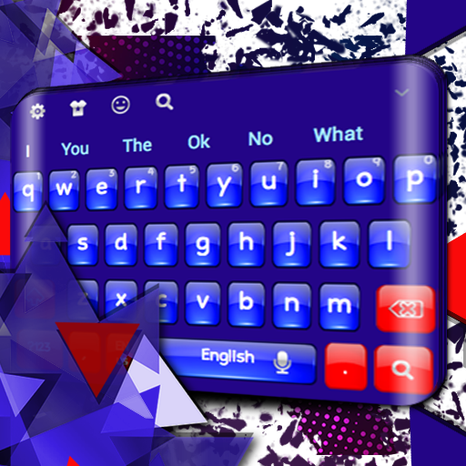 Rojo y azul -Tema para teclado