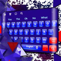 Baixar Azul vermelho - tema para teclado APK