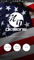 American GO Keyboard HD theme poster