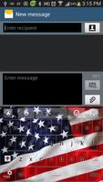 American GO Keyboard HD theme স্ক্রিনশট 1