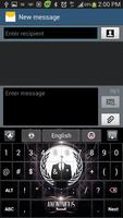 Anonymous Go Keyboard HD theme screenshot 3