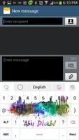 Abu Dhabi GO Keyboard ภาพหน้าจอ 3