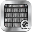 Metal GO Keyboard Emoji Theme