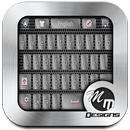 APK Metal GO Keyboard Emoji Theme