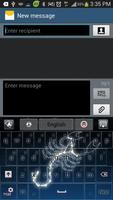 Zodiac Scorpion GO Keyboard HD capture d'écran 1