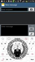 The Anonymous Keyboard Theme captura de pantalla 1
