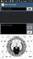 The Anonymous Keyboard Theme syot layar 2