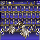 Moonlight Dragons Go Keyboard theme icône