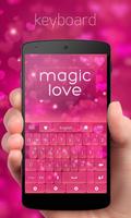 Magic Love GO Keyboard Theme plakat