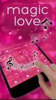 Magic Love GO Keyboard Theme اسکرین شاٹ 2