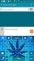 Blue Weed Rasta Keyboard ảnh chụp màn hình 3